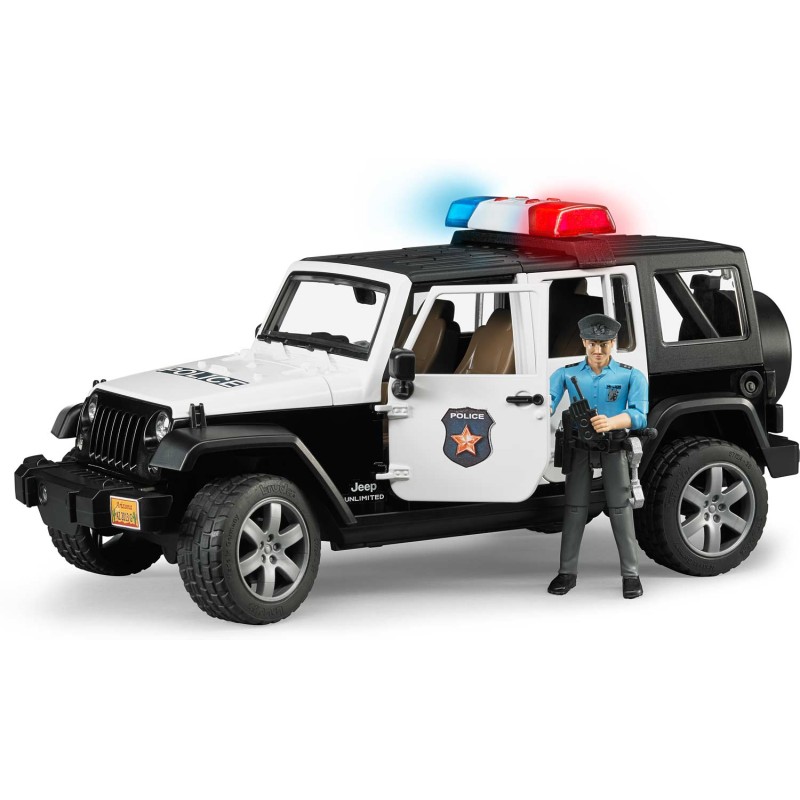 Bruder Jeep Polícia com figura - 2526 