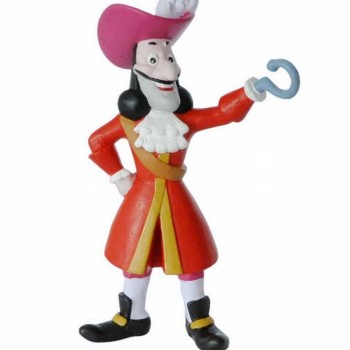Figura Capitão Gancho 10cm PVC