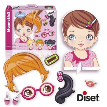Jogo Magnético muda o look da Sara - 63245 - Diset