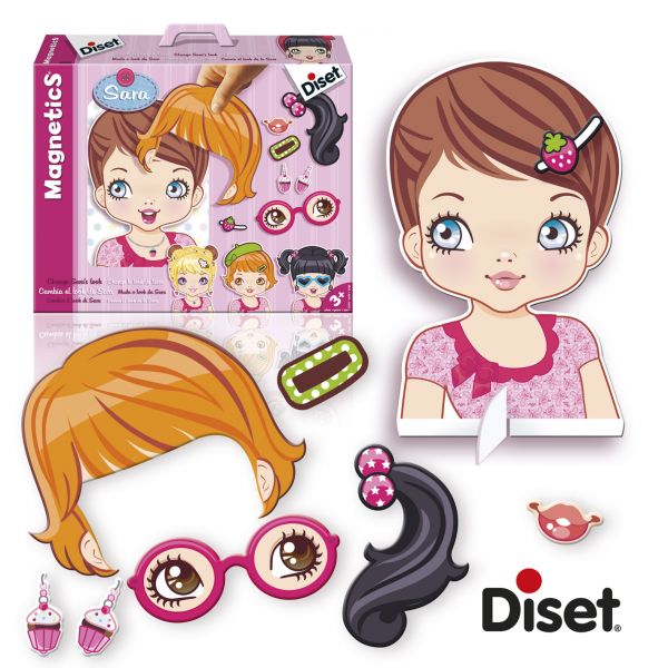 Jogo Magnético muda o look da Sara - 63245 - Diset