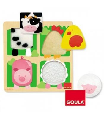  Goula – Puzzle Texturas em Madeira e Tecido – A Quinta - 53011