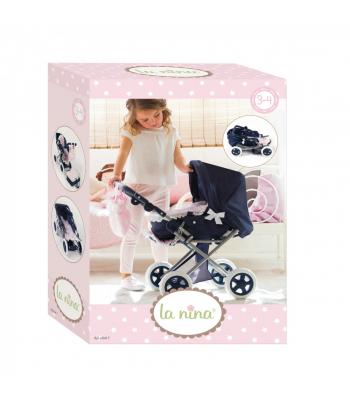 Carro de bonecas com alcofa - La Nina - 60417