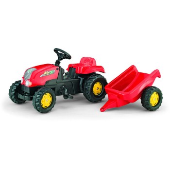 Trator a pedais com reboque - Rollytoys 12121 