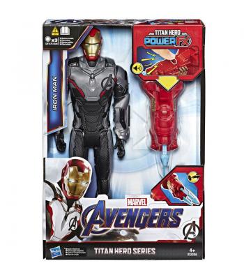 Figura Titan Hero Power FX  Iron Man de 30cm - E3298 - Hasbro