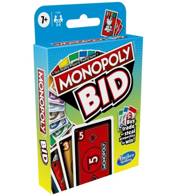 Monopoly Bid Cartas - F1699 - HASBRO