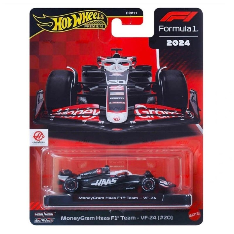 Hot Whees Formula 1 MoneyGram Haas F1 Team VF-24 #20 - JBM10