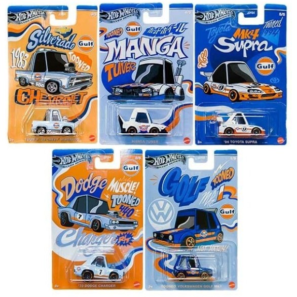 Hot Wheels Coleção Tooned Gulf - JCB65