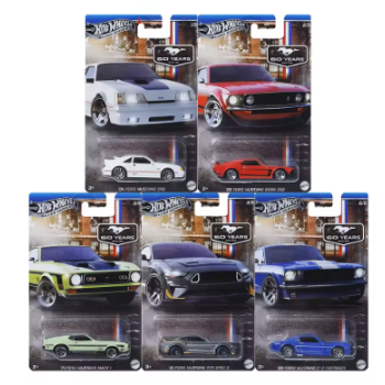 Hot Wheels Coleção Ford Mustang GRT01