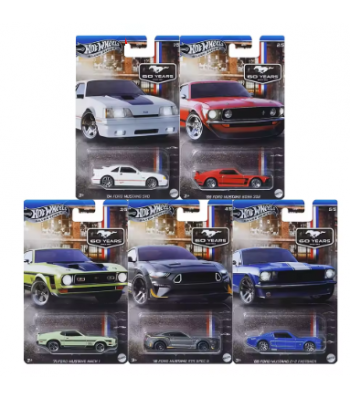 Hot Wheels Coleção Ford Mustang GRT01