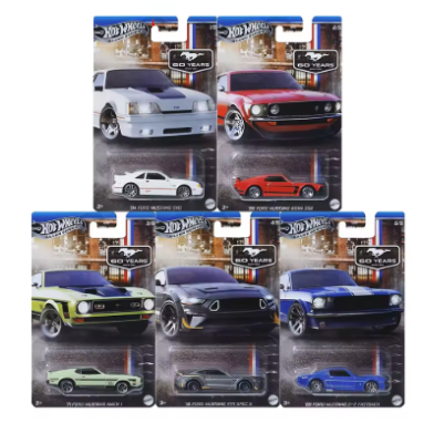 Hot Wheels Coleção Ford Mustang GRT01