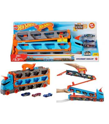 Hot Wheels - Camião de Transporte Extensível - GVG37 - Mattel