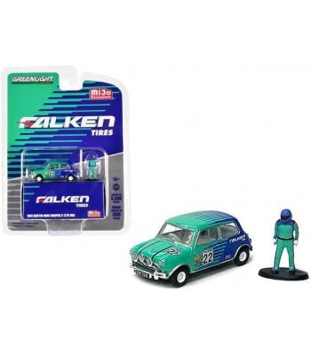 Greenlight Austin Mini cooper Falken Tires c/ figura MIJO 51454