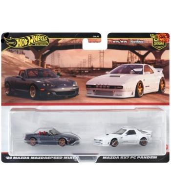 Hot Wheels Car Culture Mazda Miata vs Mazda RX7 - HRR75