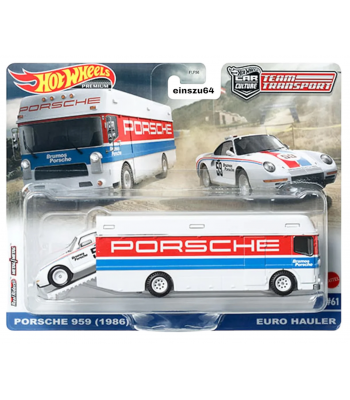 Team Transport Hot Wheels - HKF47 Porsche 959 MATTEL