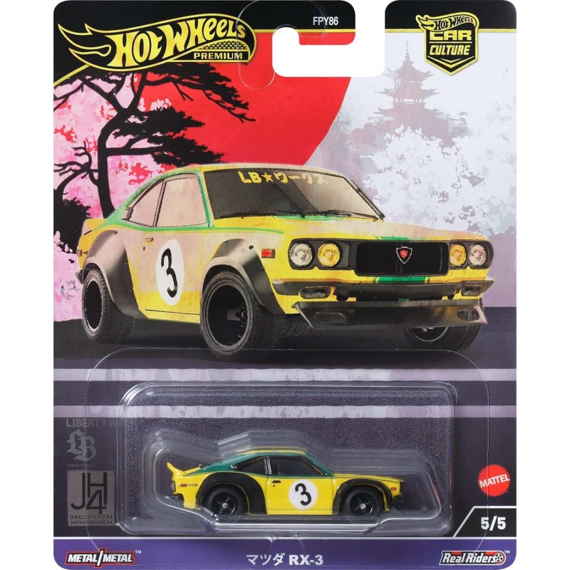 Hot Wheels Car Culture Mazda RX-3 - HRV84 Mattel