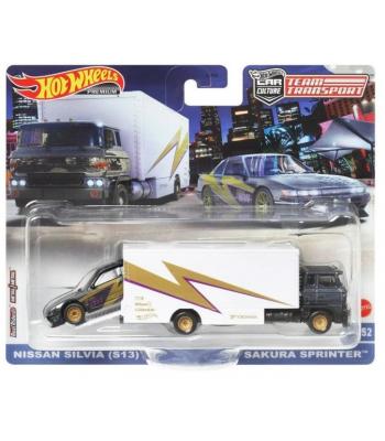 Team transport Hot Wheels c/ Nissan Silvia