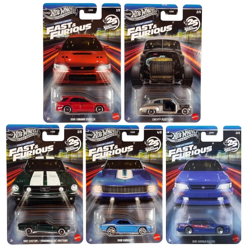 Hot Wheels Fast & Furious Dream Lineup HNR88