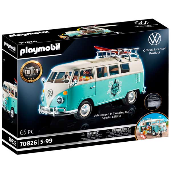 Playmobil - Volkswagen T1 Camping Bus - Edição especial - 70826