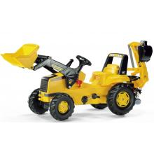 Retroescavadora a pedais Caterpillar Rolly Toys  Junior - 813001