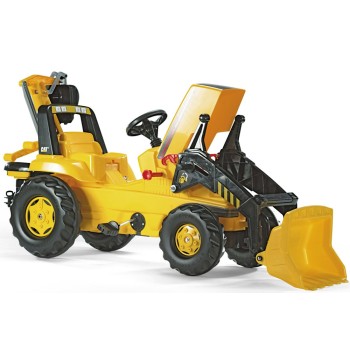 Retroescavadora a pedais Caterpillar Rolly Toys  Junior - 813001