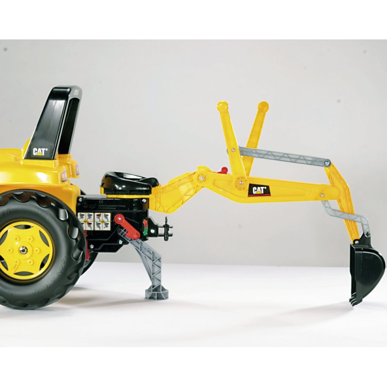Retroescavadora a pedais Caterpillar Rolly Toys  Junior - 813001