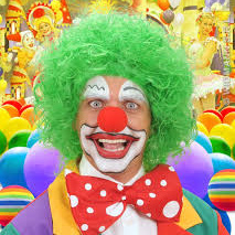 Cabeleira Palhaço Verde
