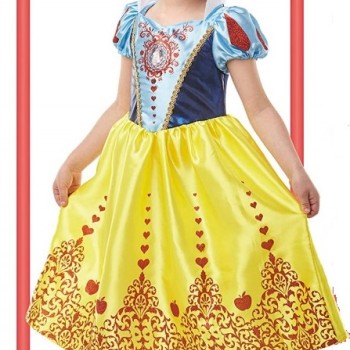 Fato Branca de Neve Deluxe 5/6 anos - 27651 - Rubies