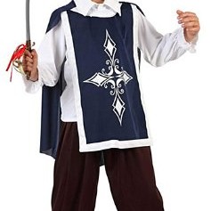 Fato Mosqueteiro infantil 5/6 anos