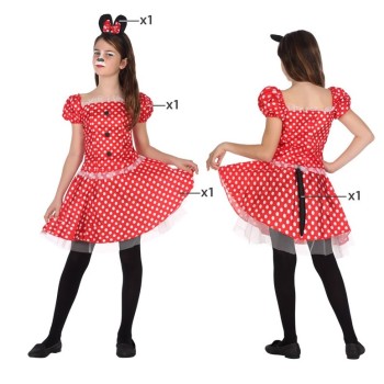 Fato Minnie 5/6 anos - 93070 