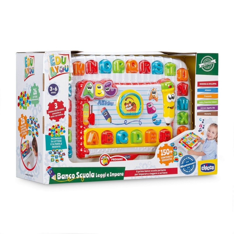 Chicco - Edu4You - Mesa Escolar Aprende a ler, Mesa escolar - 10112 