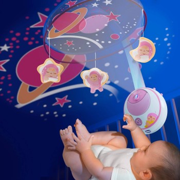 CHICCO Mobile Estrelas Mágicas em rosa