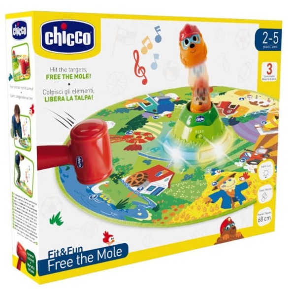 Chicco - Tapete Interativo Liberta a Toupeira - 10603 