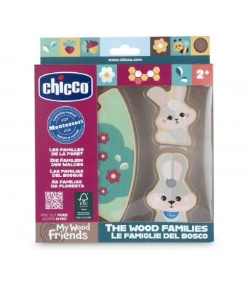 Família de Coelhos, Pai e filha em madeira - 122081 - CHICCO