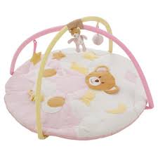 Tapete com arco de atividades em rosa