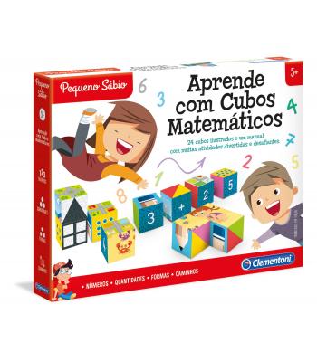 Aprende com cubos matemáticos - 67621 - Clementoni