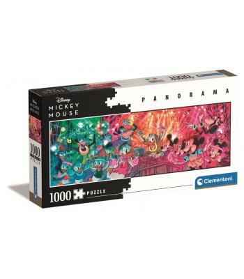 Clementoni Puzzle 1000 peças panorâmico - Disney Disco - 39660 