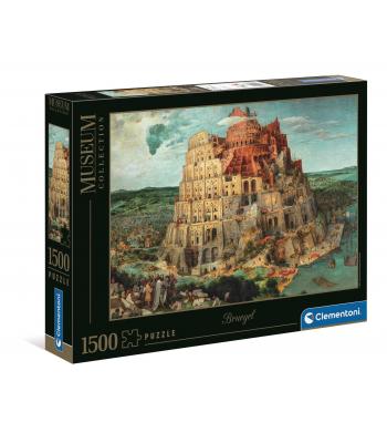 Clementoni Puzzle 1500 peças - Elements Museum Bruegel, The Tower of Babel - 31691 