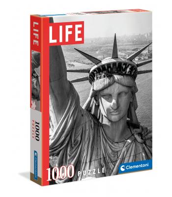 Clementoni Puzzle 1000 peças - Life Magazine, Estátua da Liberdade - 39635 