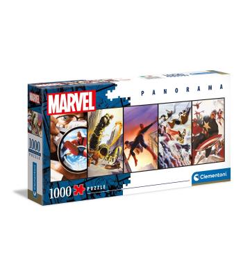 Clementoni Puzzle de 1000 peças  panorâmico - Marvel - 39611