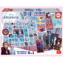 Jogos 8 em 1 Frozen II - 18379 - EDUCA