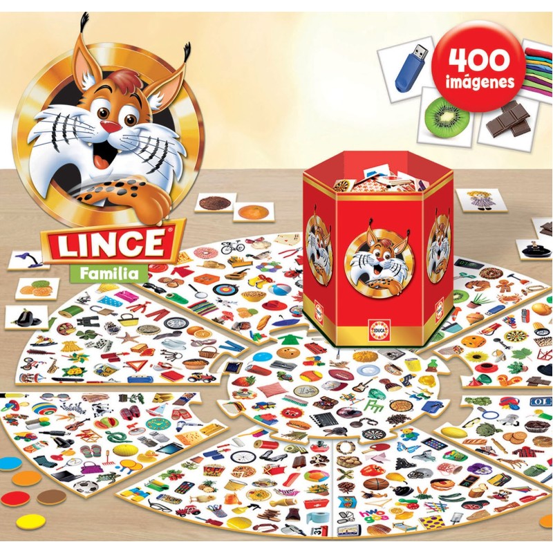 EDUCA Lince Família 400 imagens - 19207 