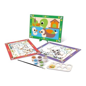 Educa Pinta com Números - 20286 - Animais da Quinta