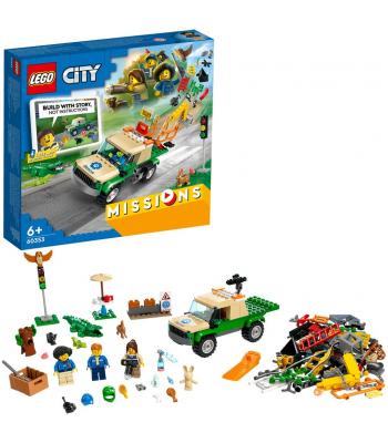 LEGO City Missions - Missões de Resgate de Animais Selvagens - 60353