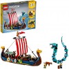 LEGO Creator: Barco Viking e a Serpente de Midgard - 31132