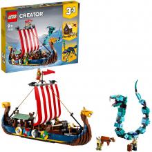 LEGO Creator: Barco Viking e a Serpente de Midgard - 31132