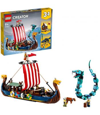 LEGO Creator: Barco Viking e a Serpente de Midgard - 31132