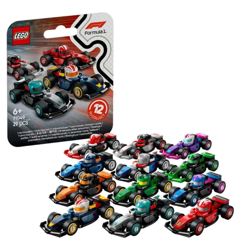 Coleção Mini figuras LEGO - série F1 Formula 1 - 71049