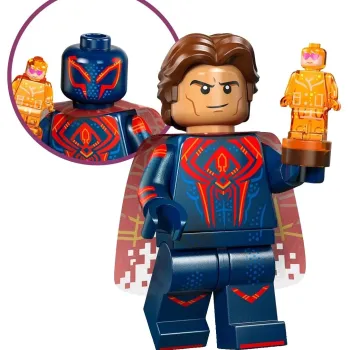 LEGO Minifigura Spider-Man 71050, Figura 5, Spider Man 2099