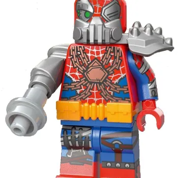 LEGO Minifigura Spider-Man 71050, Figura 7, Cyborg Spider-Woman