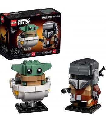 LEGO BrickHeads - 75317 - Star Wars: O Mandalorian e a Criança